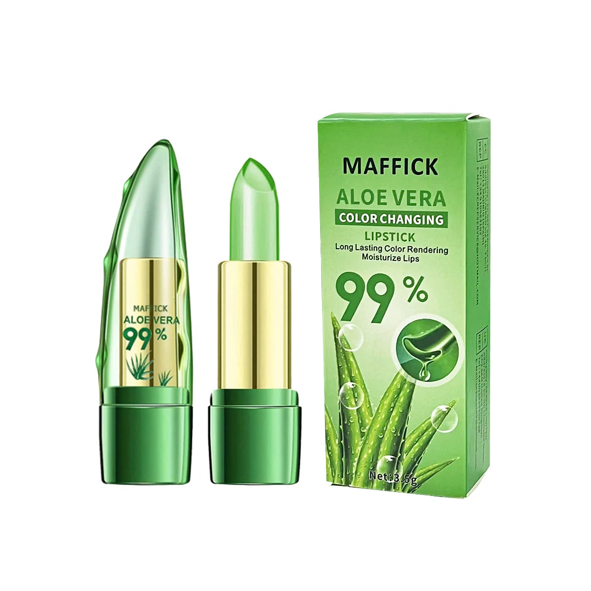 Aloe Vera Color Changing Lipstick for Long Lasting Moisture - Smarsty