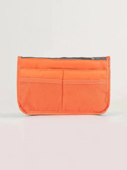 Multi Functional Large Capacity Makeup Bag Portable Double Zipper Toiletries Travel Storage Bag Mommy Bag Multi Pocket Cosmetic - Smarsty
