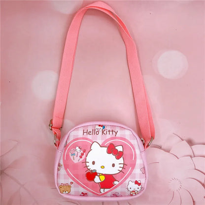 Hello Kitty Crossbody Bag For Girls Cute Cartoon Style - Smarsty