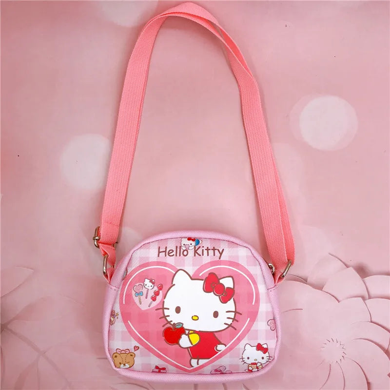 Hello Kitty Crossbody Bag For Girls Cute Cartoon Style - Smarsty