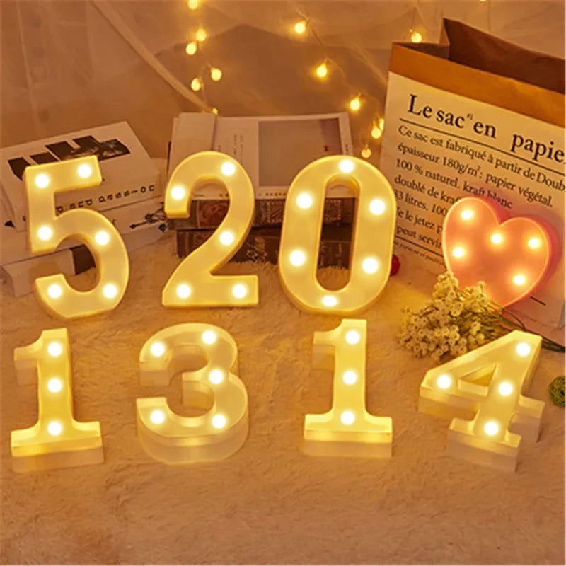 Luminous Alphabet LED Letter Night Light Decor - Smarsty