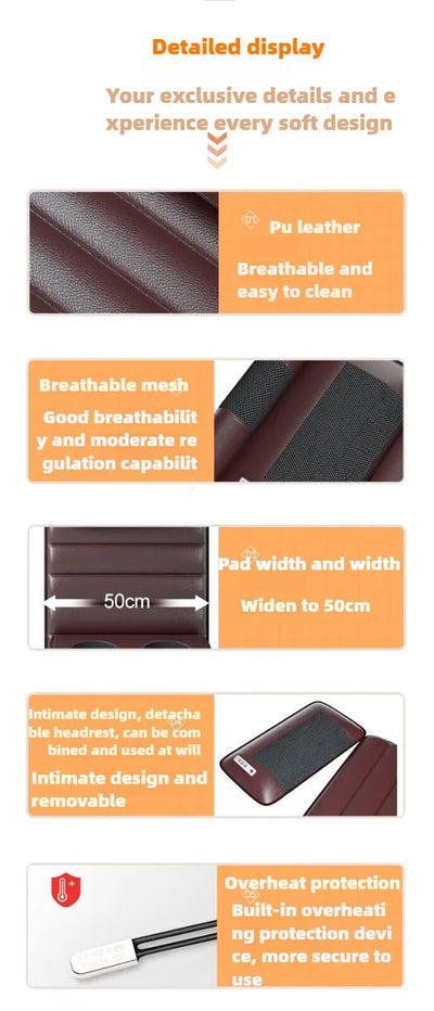 Electric Full Body Massage Mattress With Heat Relief - Smarsty