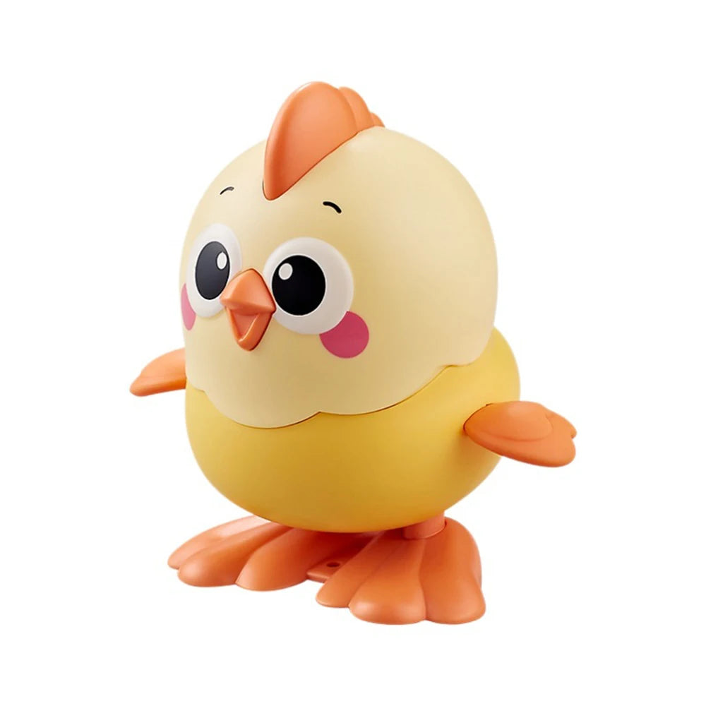 New Kidsren's Chick Can Move Cartoon Jumping Little Yellow Chicken Baby Wind-Up Small Toy Kidsren's Jumping Chicken Wind-Up Toy Fun Artificial Wind-Up Small Animal Can Move and Run Learn to Crawl 1 to 2 Years Old Baby