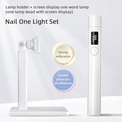 Portable UV LED Nail Dryer with Rechargeable Battery - Smarsty