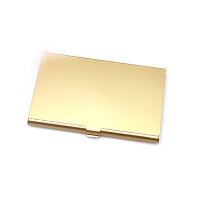 Creative Business Card Case Aluminum Alloy Bank Credit ID Card Wallet Name Card Holder Metal Box Cover Card Holder Men Wallet - Smarsty