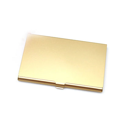 Creative Business Card Case Aluminum Alloy Bank Credit ID Card Wallet Name Card Holder Metal Box Cover Card Holder Men Wallet