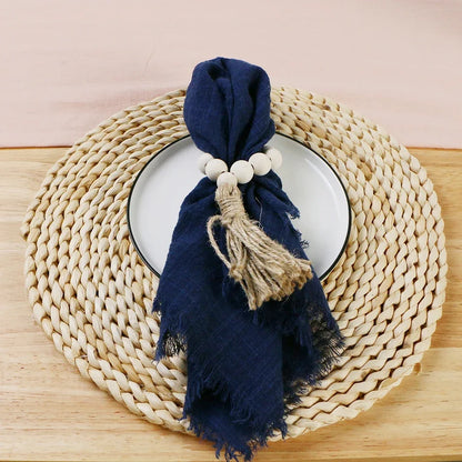 Reusable Cotton Wedding Napkins for Rustic Table Decor - Smarsty