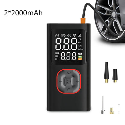 Portable Wireless Car Tire Inflator Digital Pressure Gauge - Smarsty