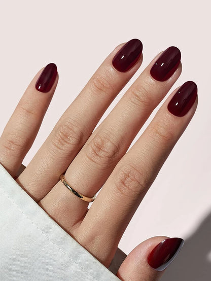 24pcs Black Square Press On Nails for Stunning Looks - Smarsty