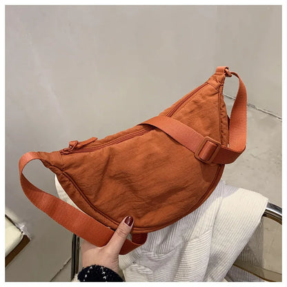 Casual Nylon Crossbody Bag for Women Large Capacity - Smarsty