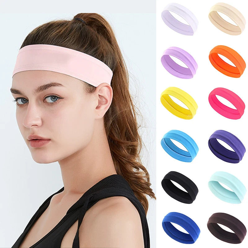 Breathable Sports Headbands For Women Yoga Running Elastic - Smarsty