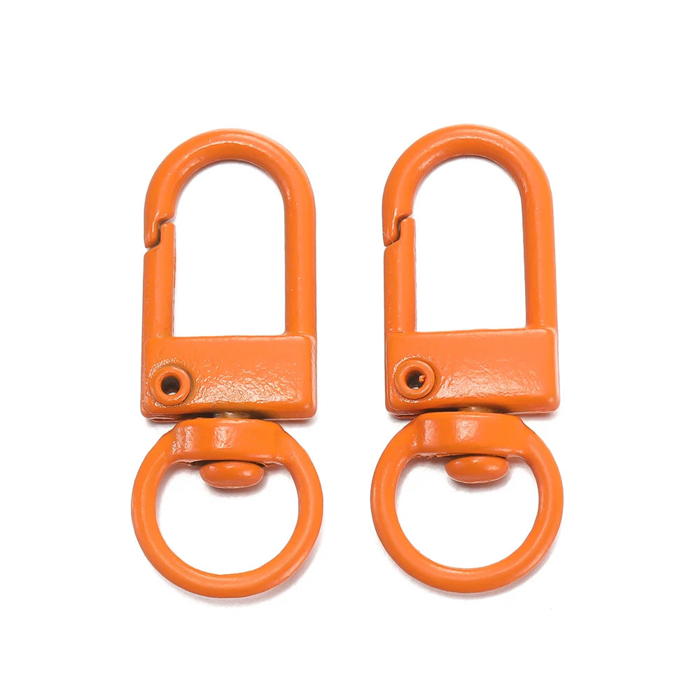 Colorful Alloy Snap Lobster Clasp Keychain Hooks Set - Smarsty
