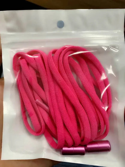 1Pair Elastic Lazy Shoelaces No Tie Shoe Laces Sneakers Flats Shoelaces for Kids Adult Quick Shoelace Fit All Shoes Freeshipping