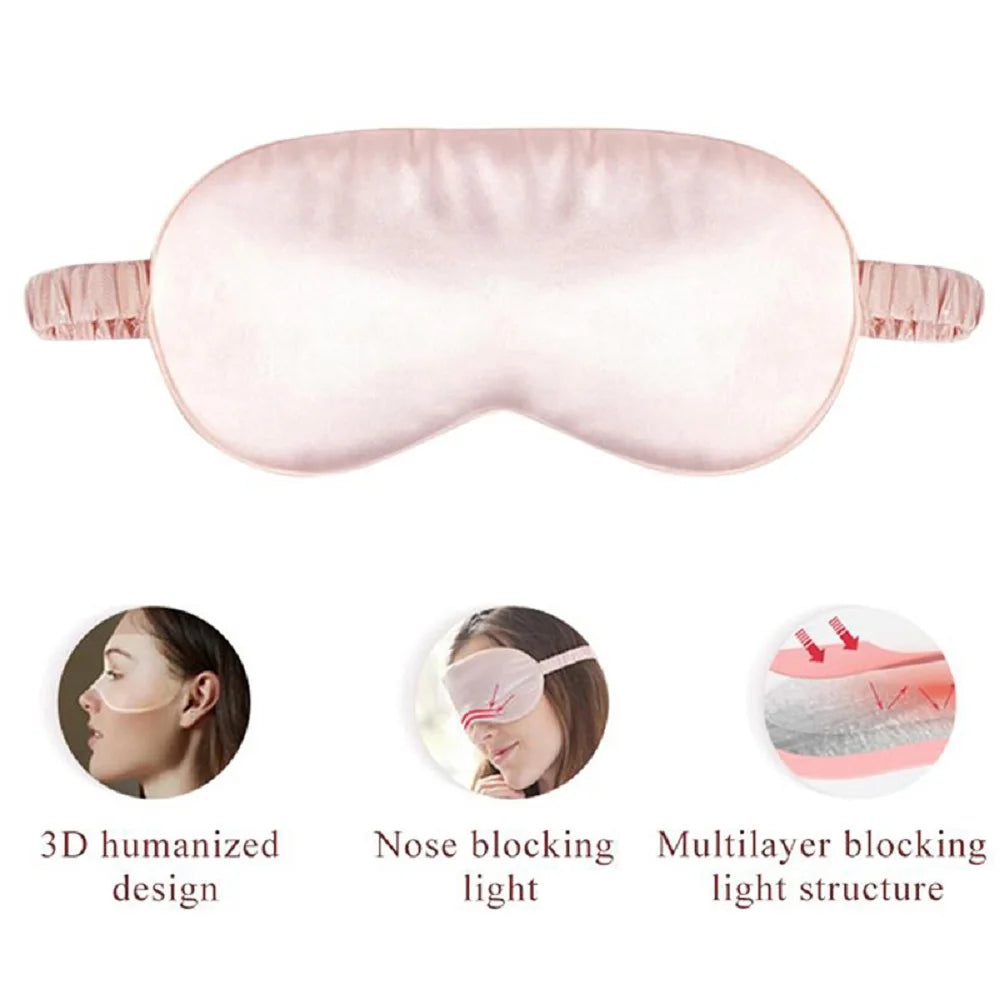 Imitated Silk Sleep Eye Mask for Ultimate Comfort - Smarsty