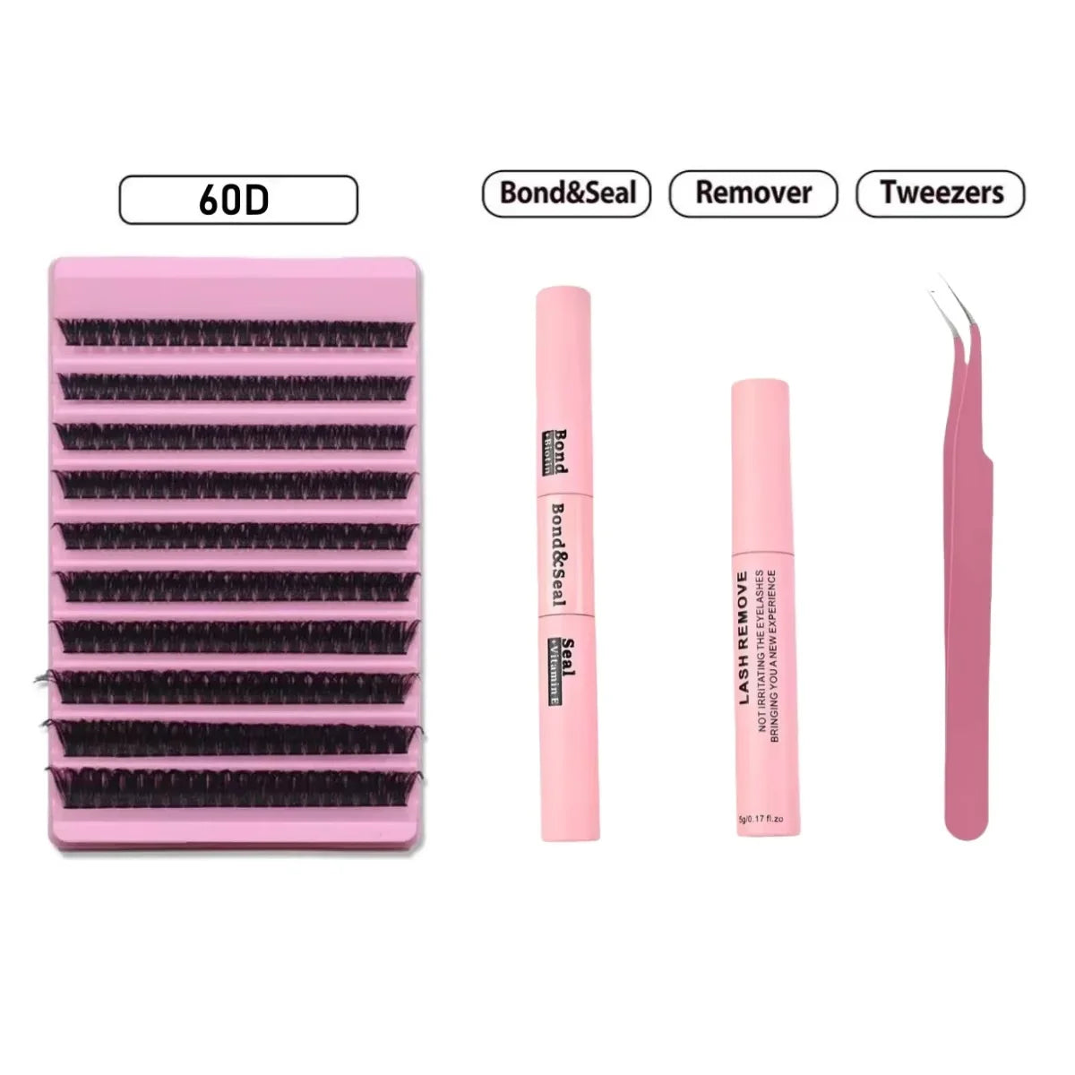 MIAOJIE DIY Eyelash Set with 200 Individual Lashes - Smarsty
