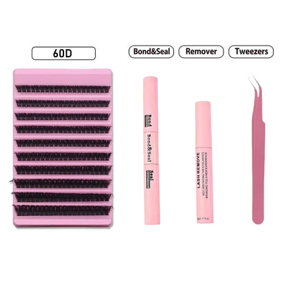 MIAOJIE DIY Eyelash Set with 200 Individual Lashes - Smarsty