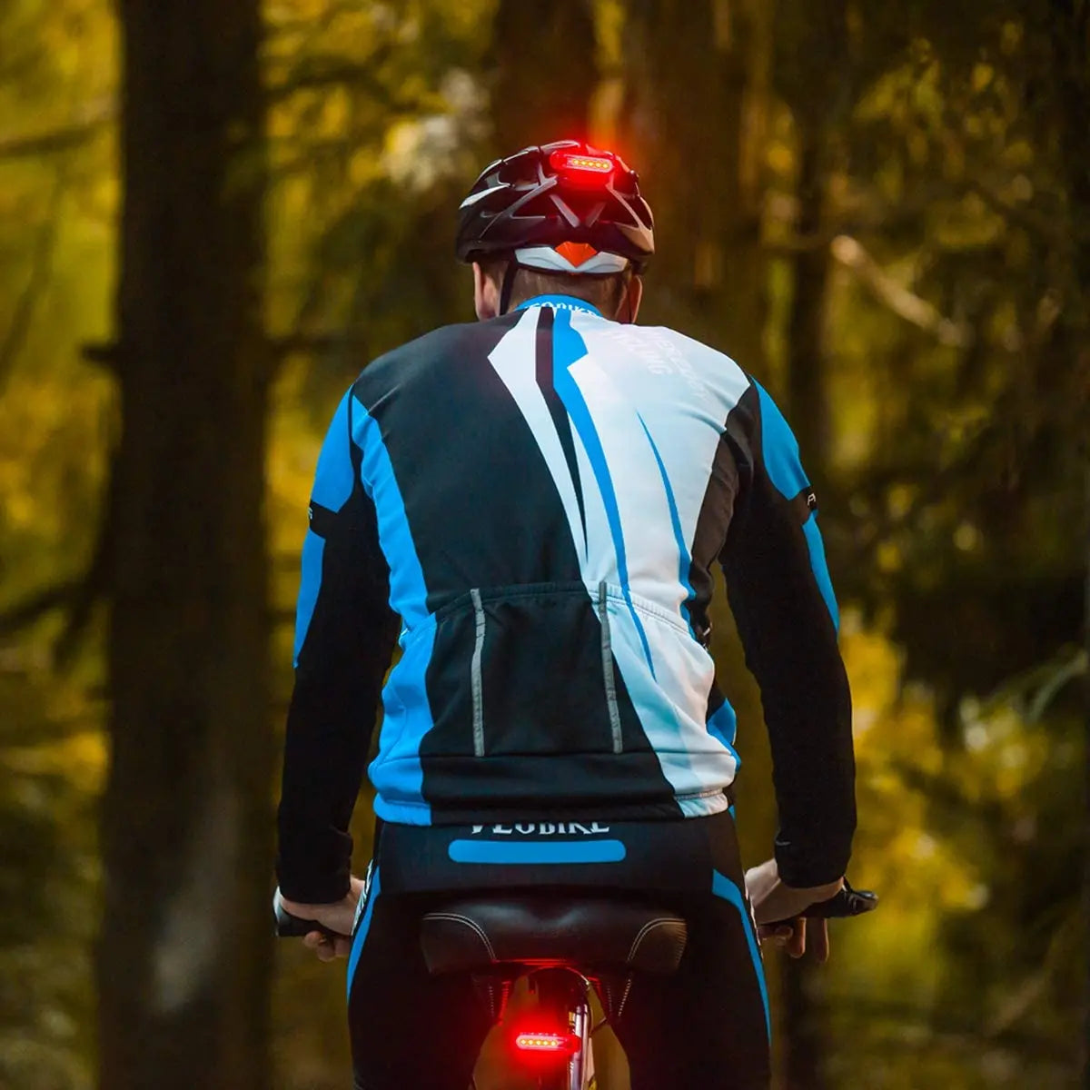 Rear Bike Tail Light USB Rechargeable Ultra Bright Taillights Fit On Bicycle Easy to Install for Cycling Safety Bicycle Light - Smarsty