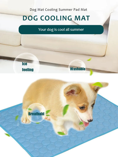 Extra Large Dog Cooling Mat for Summer Comfort - Smarsty