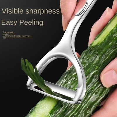 Vegetable Peeler Potato Carrot Peelers Stainless Steel Peeler with Ergonomic Non-Slip Handle & Sharp Blade Kitchen Tools by Smarsty