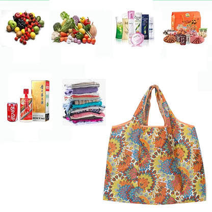 Versatile Folding Canvas Shopping Bag With Large Capacity - Smarsty