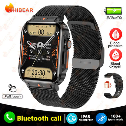 2024 Outdoor Military Smart Watch with IP68 Waterproof - Smarsty