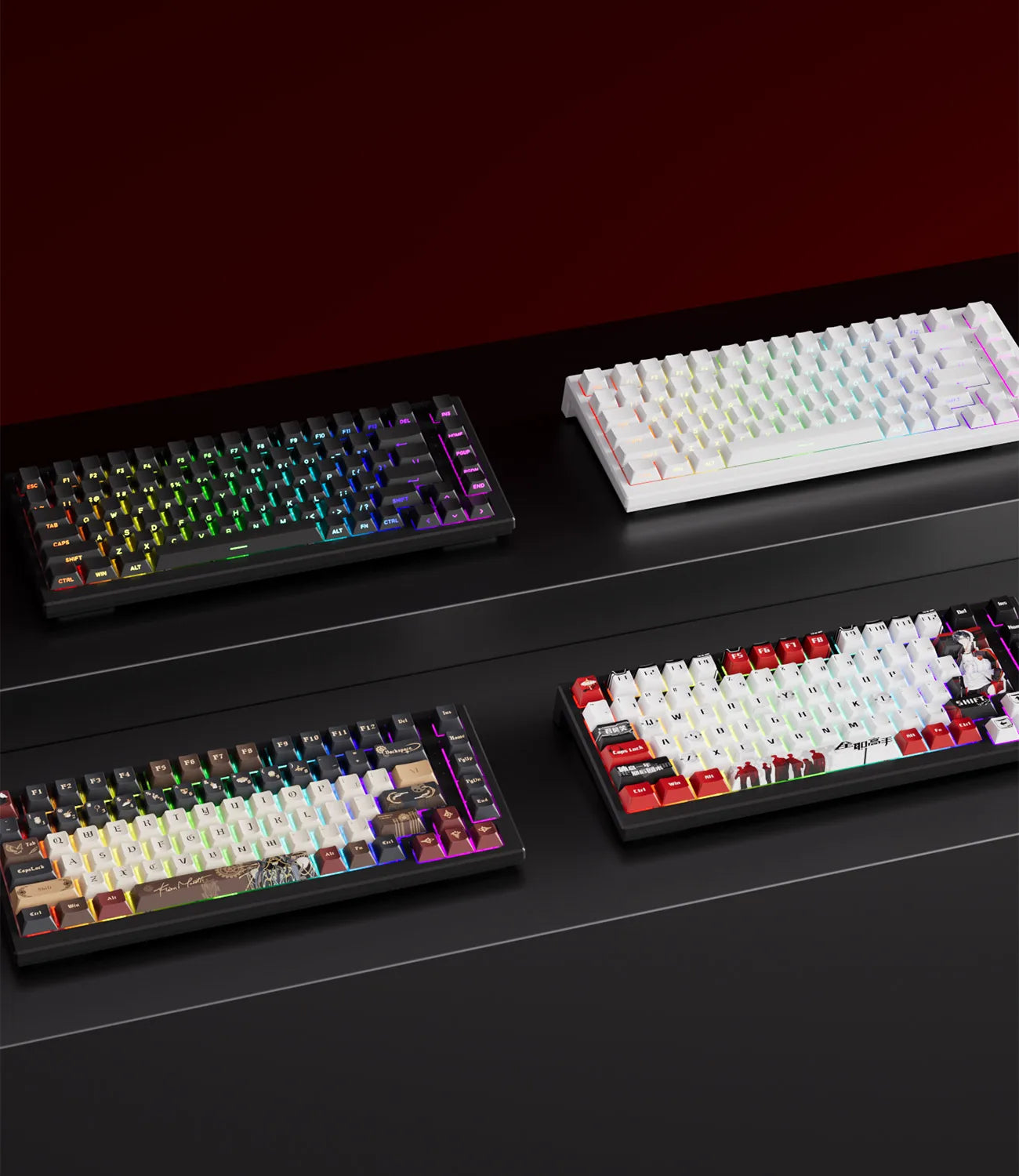 Magnetic Switch Mechanical Keyboard 75 Percent RGB Gaming