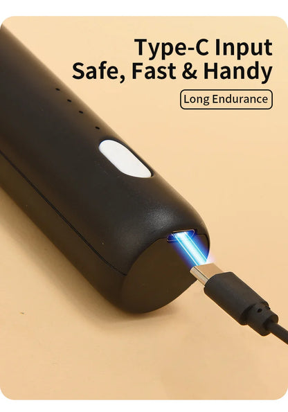 HOT  Electric Milk Frother + Egg Beater Wireless Type-C Charging 3 Speeds Mini Handheld Foam Maker Coffee Whisk Cooking Tools - Smarsty