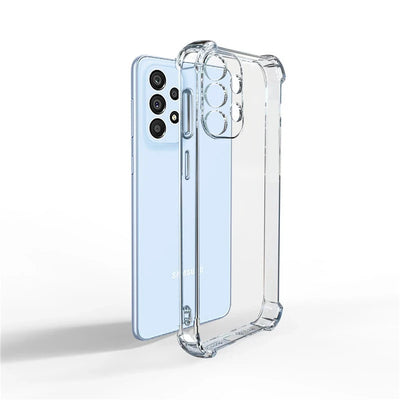 Smarsty Shockproof Clear Silicone Case For Galaxy A Series Phones -