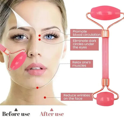 Heart Shaped Facial Roller and Scraper Massage Tool - Smarsty