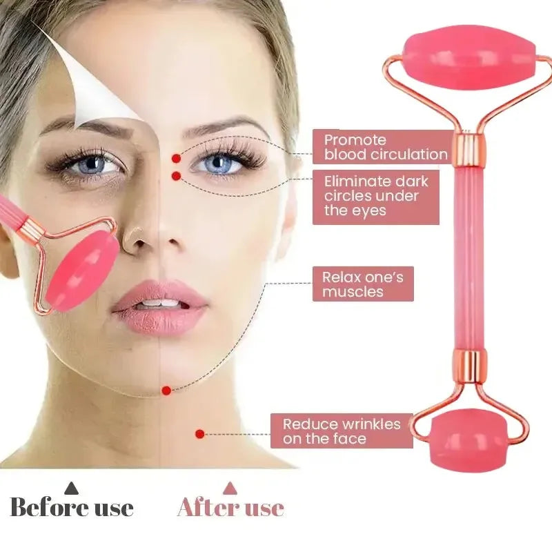 Heart Shaped Facial Roller and Scraper Massage Tool - Smarsty