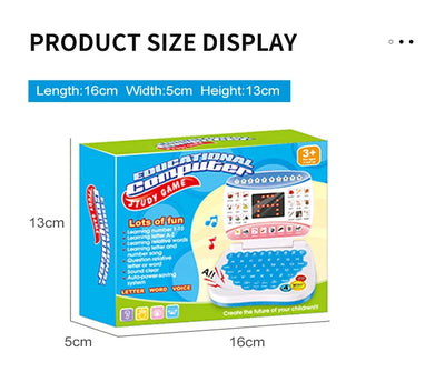 Learning Machine Laptop Computer Child Electronic Preschool Language Education Toys Gift Toddler Kid Developing Cognitive Skills - Smarsty