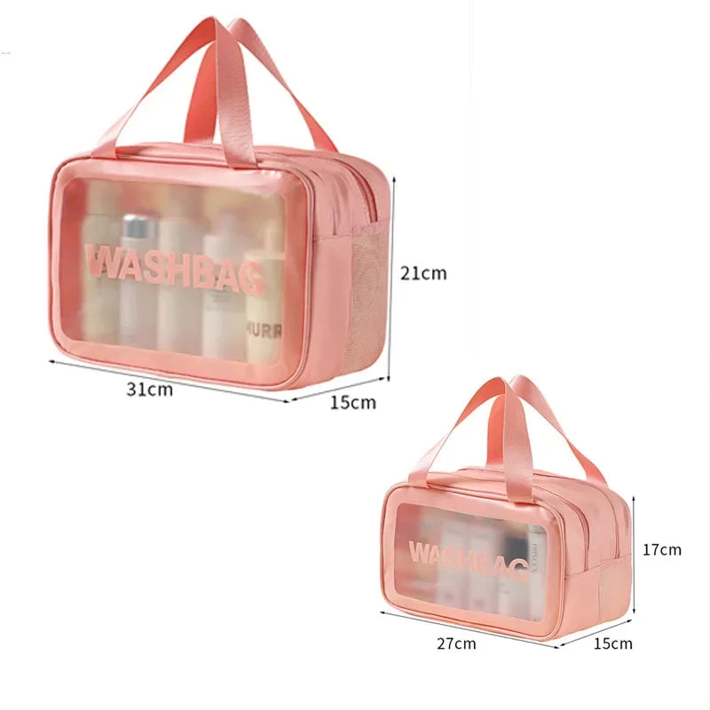 Wet-dry separation makeup bag portable toiletry bag travel essentials large capacity storage bag fitness swimming essentials - Smarsty