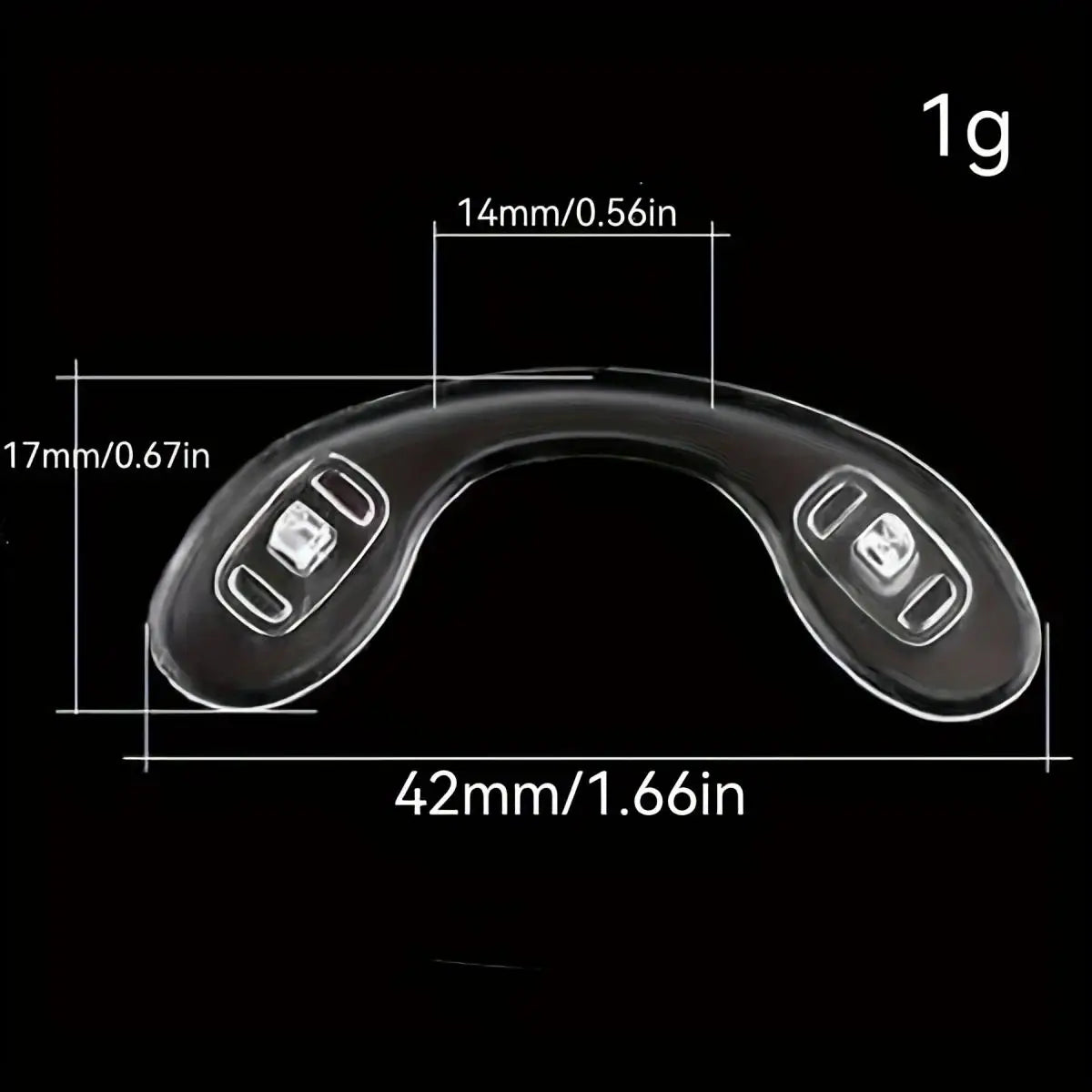 1/2/4pc Ultra-Soft Silicone Eyeglass Nose Pads Comfort Fit Glasses Frame Accessories Anti-Slip Nose Pads for Sports & Daily Wear