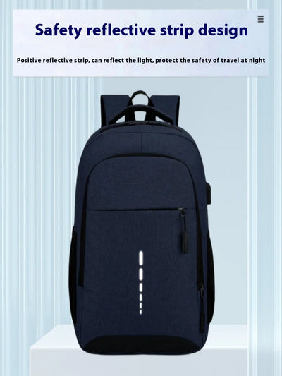 Nylon Backpack Simple And Fashionable Casual Backpack Business Commuting Computer Bag Large Capacity Backpack - Smarsty