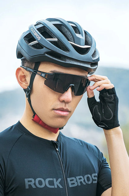 RockBros Breathable Half Finger Cycling Gloves with Anti Slip Pads - Smarsty
