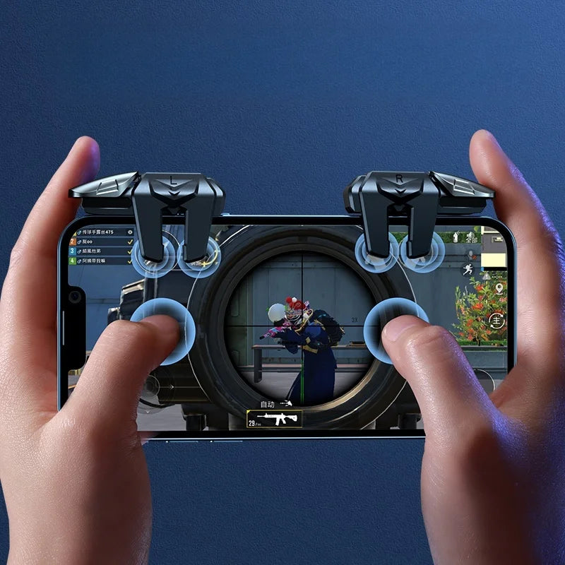 Ergonomic Mobile Game Trigger with Retractable Design - Smarsty