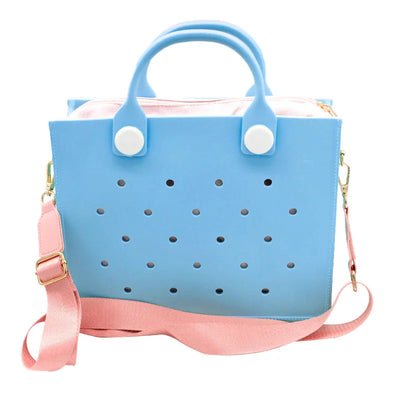 EVA Shoulder Tote Bag Waterproof For Women Beach Storage - Smarsty