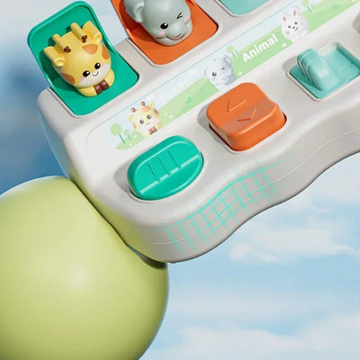 Montessori Pop up Animal Toys and Learning Boxes Enhance Logical Thinking and Motor Skills Suitable for Children's Birthday Gift - Smarsty