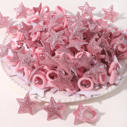 Cute Girls Hair Ties Soft No Harm Ponytail Holders 10Pack - Smarsty