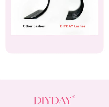 DIYDAY U Shaped YY Lashes Ultra Soft Natural Look - Smarsty