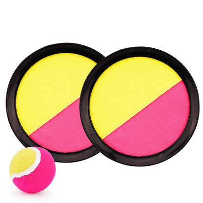 1Set Kids Sucker Sticky Ball Toy Outdoor Sports Catch Ball Game Set Throw And Catch Parent-Child Interactive Outdoor Toys