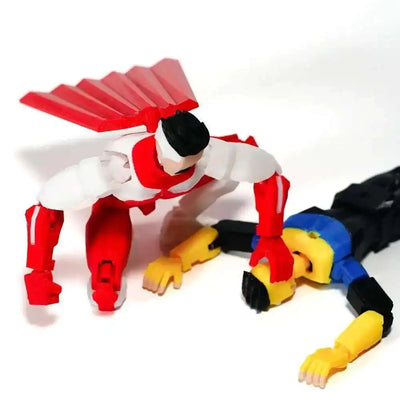 3D Printed Superheroes Invincible 2.0 Anime Multi-Jointed Shapeshift Toys Action Figures Mannequin Model Ornaments Gifts - Smarsty