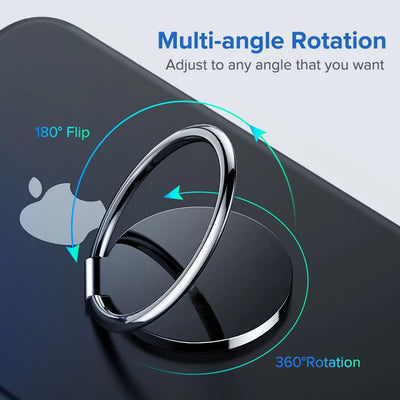 Phone Grip Ring Holder Stand For Secure One Hand Use - Smarsty