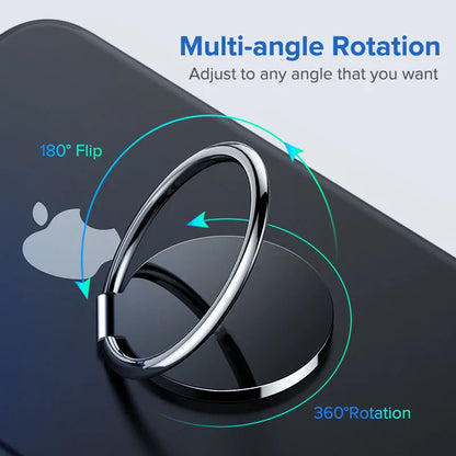 Phone Grip Ring Holder Stand For Secure One Hand Use - Smarsty