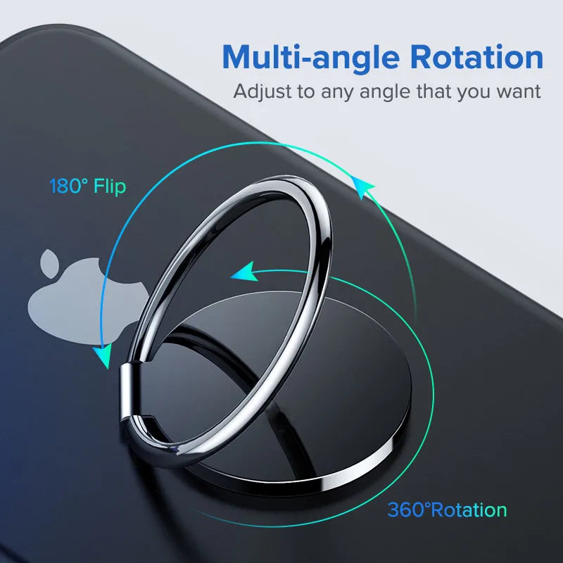 Phone Grip Ring Holder Stand For Secure One Hand Use - Smarsty