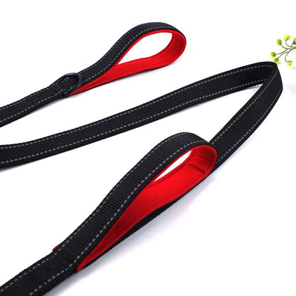 Heavy Duty Dog Leash with Dual Handles for Control - Smarsty
