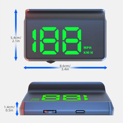 Universal Head Up Display GPS Digital Speedometer for All Car Truck Plug and Play Auto Part