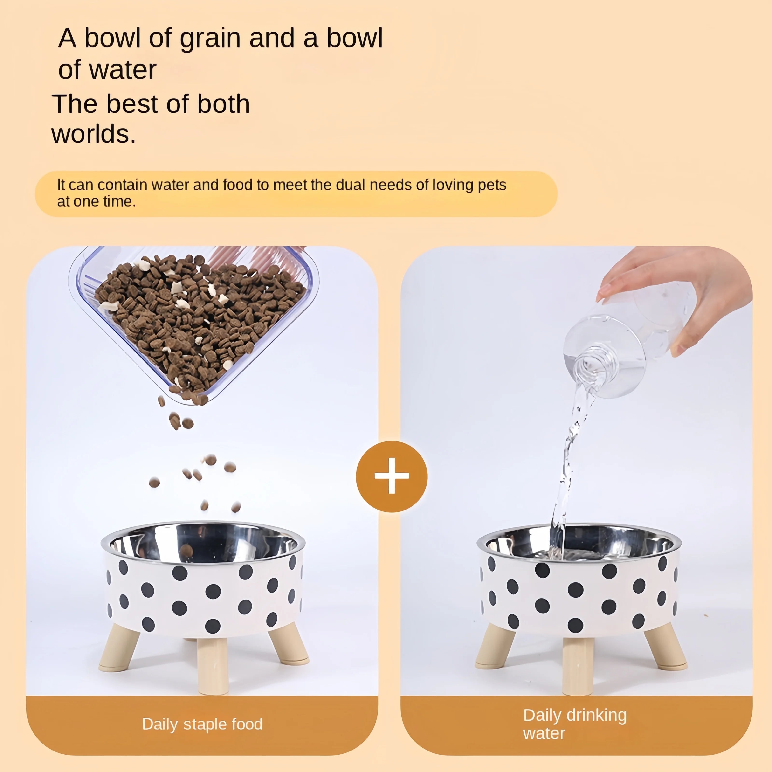 Elevated Cat Feeder Bowl for Comfortable Feeding - Smarsty