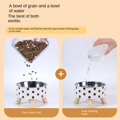Elevated Cat Feeder Bowl for Comfortable Feeding - Smarsty