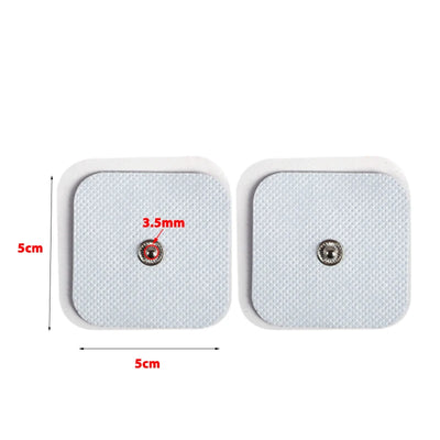 Reusable 5x5cm Electrode Pads for Muscle Relief - Smarsty